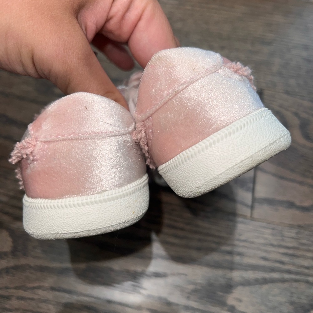 Dr scholl’s dusty pink smeaker with zipper luxury baby rare find - Picture 4 of 6